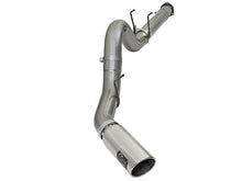 Load image into Gallery viewer, aFe DPF Back aFe LARGE BORE HD 5in 409-SS DPF-Back Exhaust w/Polished Tip 2017 Ford Diesel Trucks V8 6.7L (td)