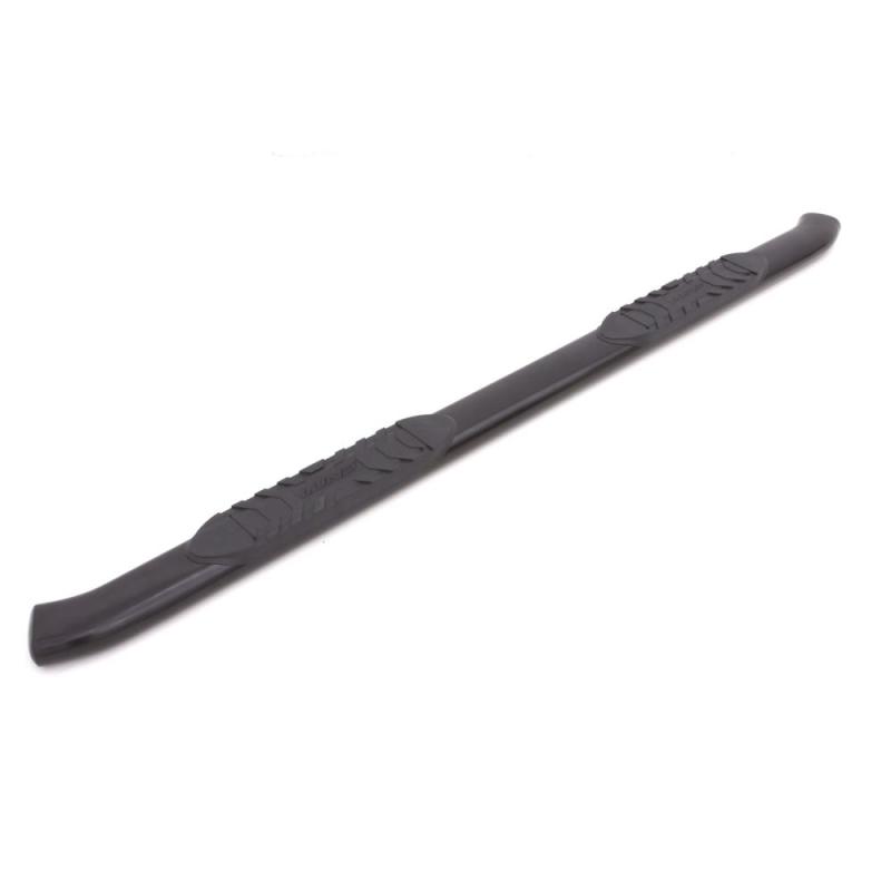 LUND Nerf Bars Lund 15-18 Ford F-150 SuperCrew 5in. Oval Curved Steel Nerf Bars - Black