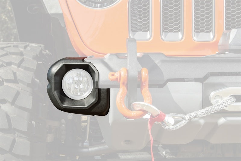 Rugged Ridge Bumper Accessories Rugged Ridge Jeep 19-22 Wrangler JL/20-22 Gladiator Venator Front Bumper Stubby Ends - Black