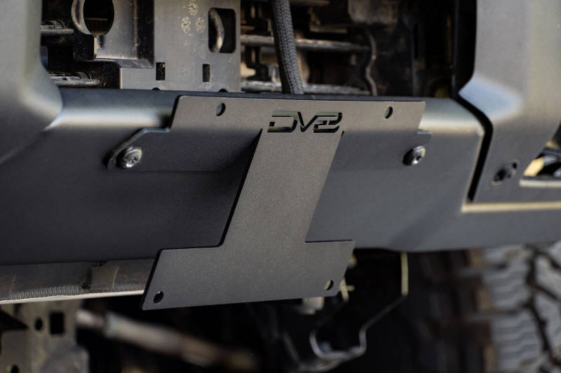 DV8 Offroad License Plate Relocation DV8 Offroad 21-22 Ford Bronco Factory Front Bumper Licence Relocation Bracket - Front