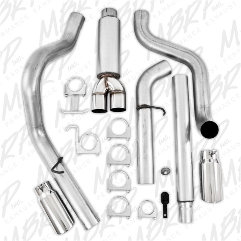 MBRP Catback MBRP 1999-2004 Ford F-250/350 V-10 Cat Back 4 Dual Split Side