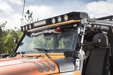Load image into Gallery viewer, Rugged Ridge Light Bars &amp; Cubes Rugged Ridge 07-18 Jeep Wrangler JK Elite Fast Track Windshield Light Bar Mount w/ Crossbar