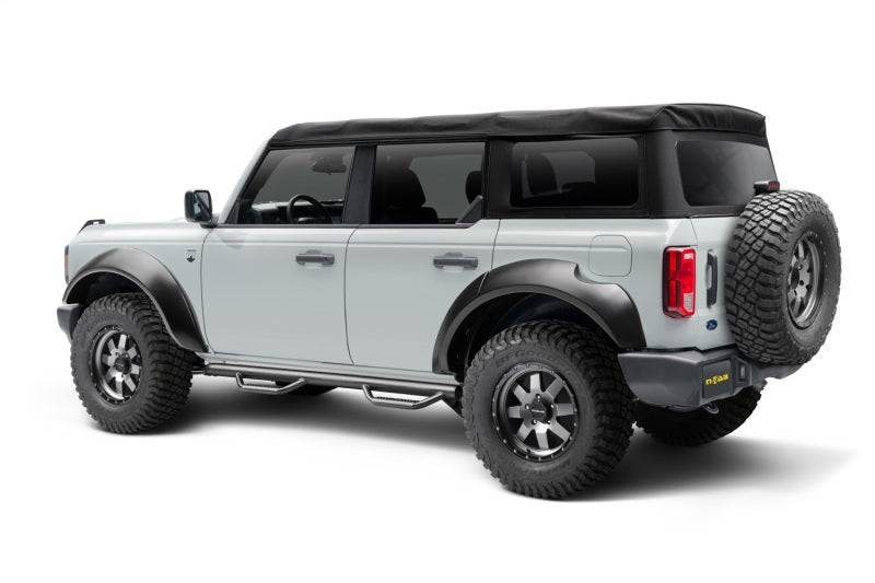 N-Fab Side Steps N-Fab Nerf Step 2021 Ford Bronco (4 Door) - Tex. Black - SRW - 3in