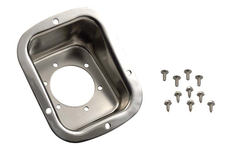 Kentrol Filler Necks Kentrol 78-95 Jeep CJ/Wrangler YJ Gas Filler Neck - Polished Silver