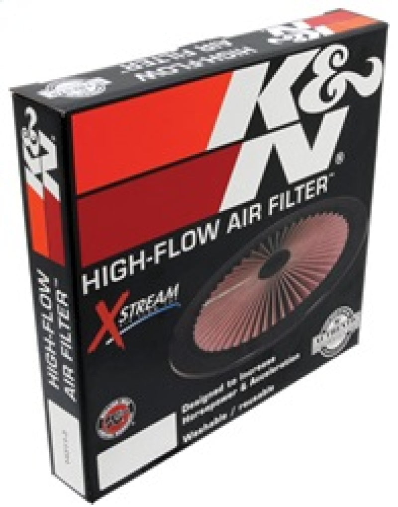 K&N Engineering Air Filters - Universal Fit K&N X-Stream Top Filter Only 11in - Black