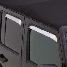 Load image into Gallery viewer, AVS Wind Deflectors AVS 84-96 Jeep Cherokee (4 Door) Ventshade Front &amp; Rear Window Deflectors 4pc - Stainless