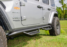 Load image into Gallery viewer, N-Fab Side Steps N-Fab Podium LG 2019 Jeep Wrangler JT 4DR Truck - Full Length - Tex. Black - 3in