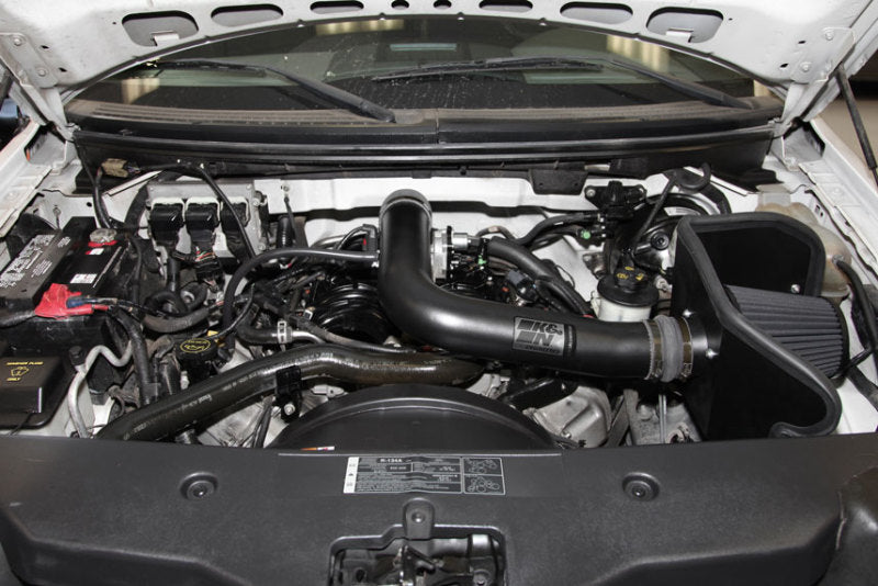K&N Engineering Cold Air Intakes K&N 04-08 Ford F150 V8-5.4L/04-07 Ford Lobo 5.4L V8 Blackhawk Perf Intake Kit