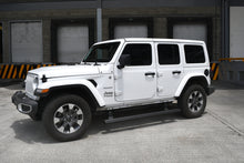 Load image into Gallery viewer, Go Rhino Running Boards Go Rhino 18-23 Jeep Wrangler 4dr E-BOARD E1 Electric Running Board Kit (Drilling Req.) - Tex. Blk