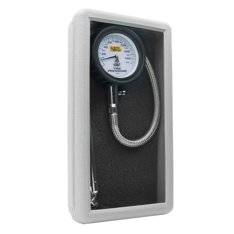 AutoMeter Gauges Autometer 150 PSI Analog Tire Pressure Gauge