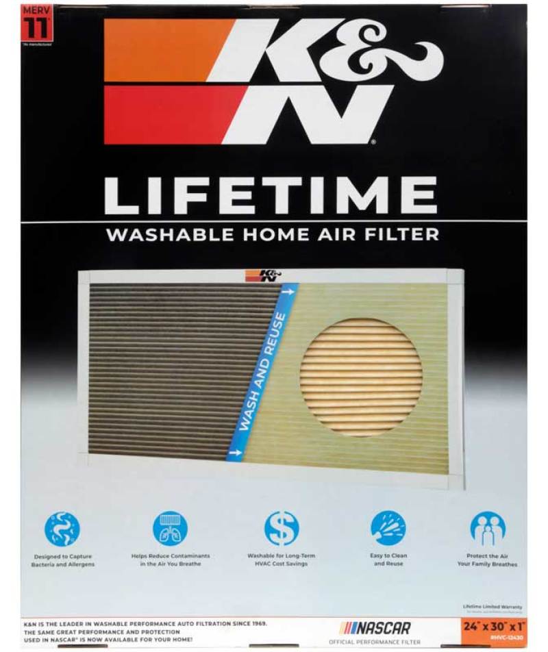 K&N Engineering HVAC Filters K&N HVAC Filter - 24 x 30 x 1