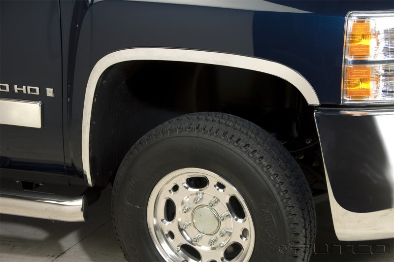 Putco Exterior Trim Putco 15-19 Chevy Silverado HD (Does not Fit Dually) Stainless Steel Fender Trim