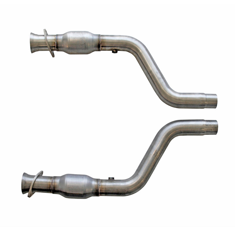 BBK X Pipes BBK 05-15 Dodge Challenger Charger Short Mid X Pipe w Catalytic Converters 2-3/4 For LT Headers