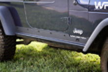 Load image into Gallery viewer, Rugged Ridge Body Armor &amp; Rock Rails Rugged Ridge Heavy Duty Rocker Panel Guards 97-06 Jeep Wrangler TJ