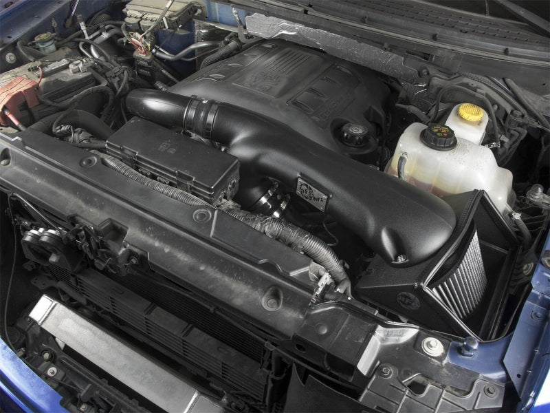 aFe Cold Air Intakes aFe MagnumFORCE Intakes Stage-2 PDS AIS 12-14 Ford F-150 EcoBoost V6 3.5L (tt)
