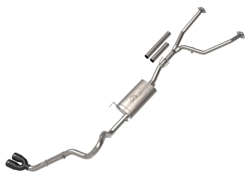 aFe Catback aFe 2022 Toyota Tundra V6-3.5L (tt) Vulcan Series 2.5in to 3in 304 SS Cat-Back Exhaust w/ Black Tip