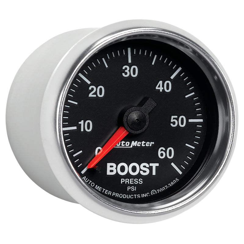 AutoMeter Gauges Autometer GS 52mm 0-60 psi Mechanical Boost Gauge