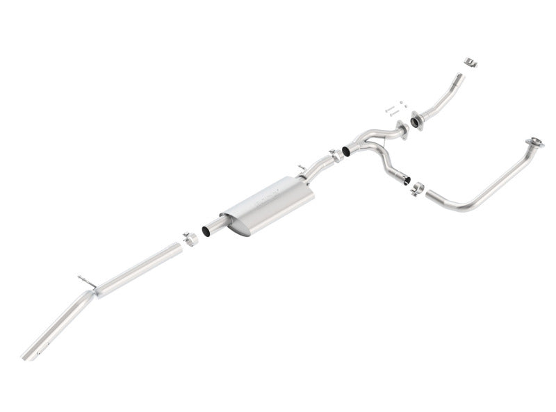 Borla Catback Borla 12-15 Jeep Wrangler 3.6L V6 Auto/Manual Trans Turndown Tip Dual Left Rear Exit Exhaust