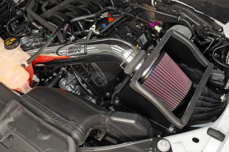 K&N Engineering Cold Air Intakes K&N 15 Ford F150 5.0L V8 F/I High Flow Performance Intake Kit