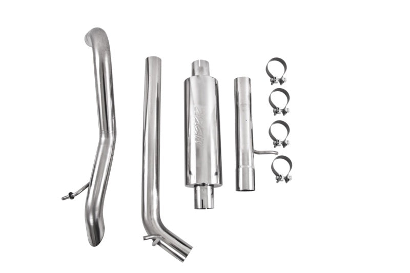 MBRP Catback MBRP 12 Jeep Wrangler/Rubicon 3.6L V6 Cat Back Single Rear Exit Off-Road 409 Exhaust