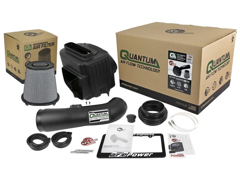 aFe Cold Air Intakes aFe Quantum Pro DRY S Cold Air Intake System 17-18 GM/Chevy Duramax V8-6.6L L5P - Dry