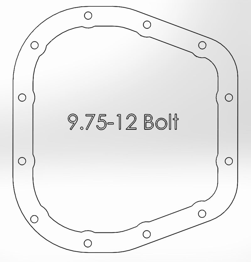 aFe Diff Covers aFe Power Rear Differential Cover (Machined) 12 Bolt 9.75in 11-13 Ford F-150 EcoBoost V6 3.5L (TT)