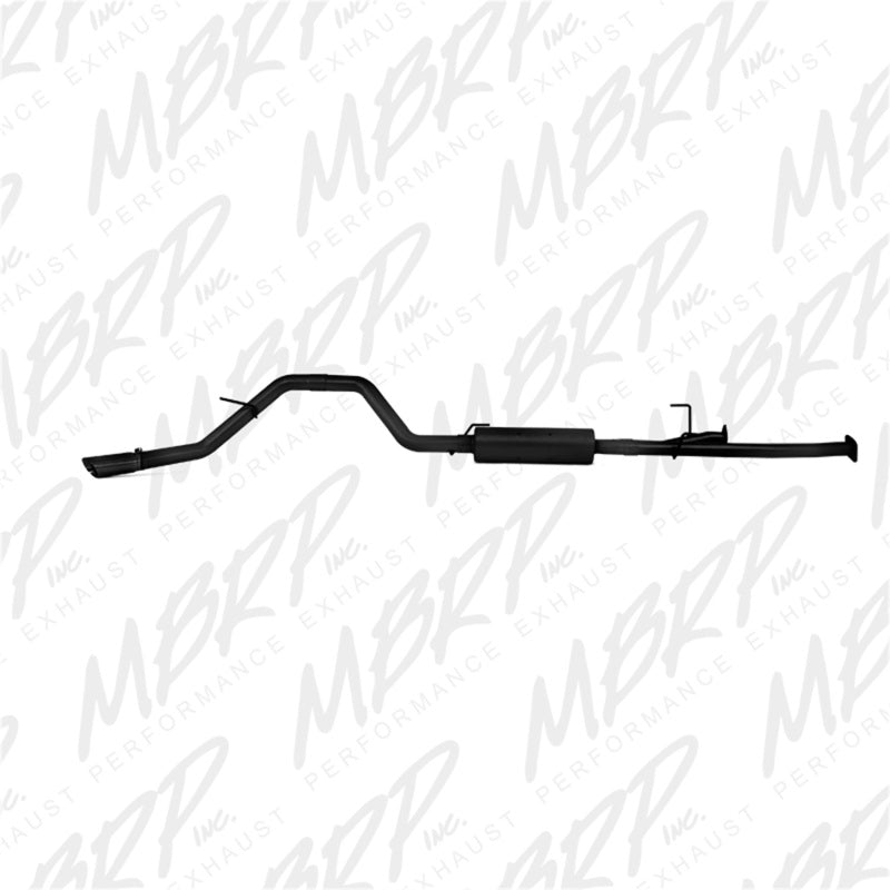 MBRP Catback MBRP 2009-2014 Toyota Tundra 5.7L EC-Std. & SB/CC-SB 3in Cat-Back Single Side AL - Black
