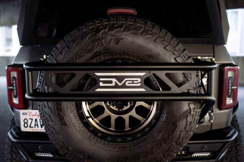 DV8 Offroad Hitch Receivers DV8 Offroad 21-23 Ford Bronco Spare Tire Guard & Accessory Mount