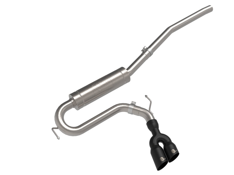 aFe Catback aFe Rebel Series 2.5in 409 SS Cat-Back Exhaust w/ Black Tip 2022 Ford Maverick