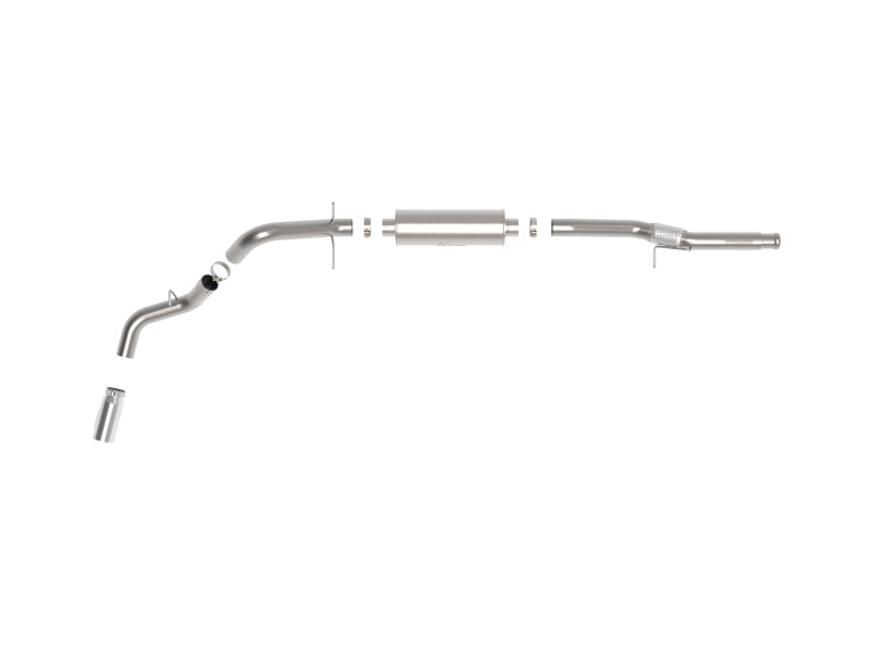 aFe Catback aFe Apollo GT Series 4in 409SS Cat Back Exh System Polished Tip 14-18GM Silverado 1500 V8-6.2L