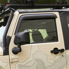 Load image into Gallery viewer, Rugged Ridge Wind Deflectors Rugged Ridge Window Visors Matte Black 07-18 2-Door Jeep Wrangler