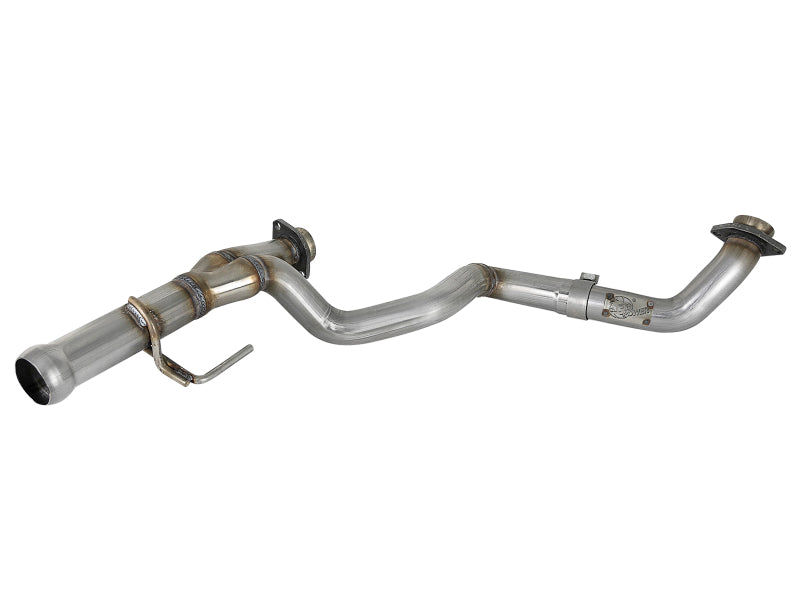 aFe X Pipes aFe POWER Twisted Steel Y-Pipe 2-1/4in 409 SS Exhaust System 2018 Jeep Wrangler (JL) V6-3.6L