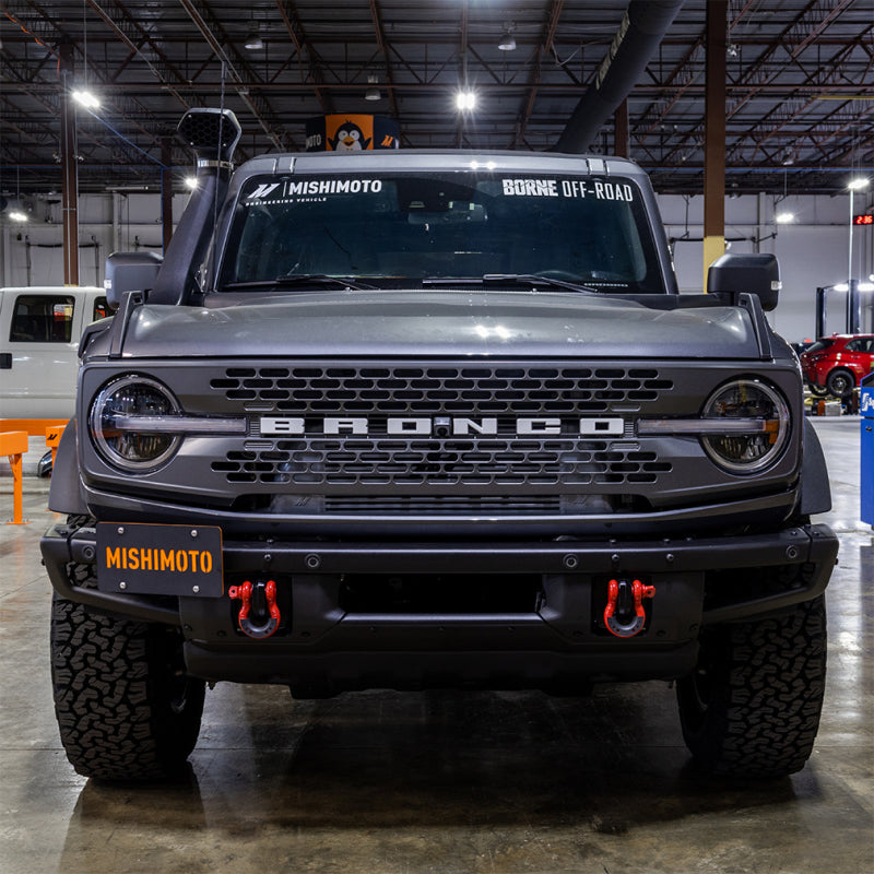 Mishimoto License Plate Relocation Mishimoto 2021+ Ford Bronco Modular Bumper License Plate Relocation