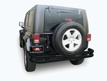 Load image into Gallery viewer, Rampage Bumpers - Steel Rampage 2007-2018 Jeep Wrangler(JK) Double Tube Rear Bumper - Black