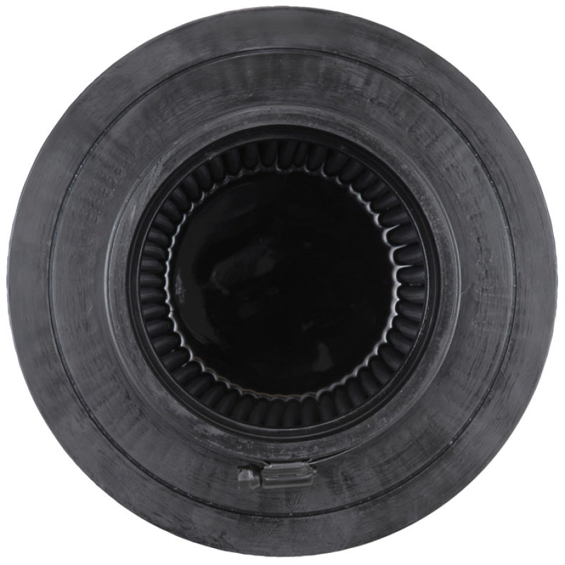 K&N Engineering Air Filters - Universal Fit K&N Universal Rubber Filter-Round Tapered 4.5in Flange ID x 8in Base OD x 6.625in Top OD x 8in H