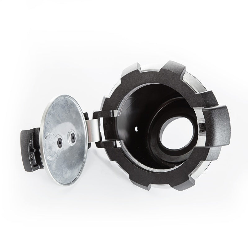 Rugged Ridge Fuel Caps Rugged Ridge Elite Fuel Door Non-Lock Brushed Alum 07-18 Jeep Wrangler JK