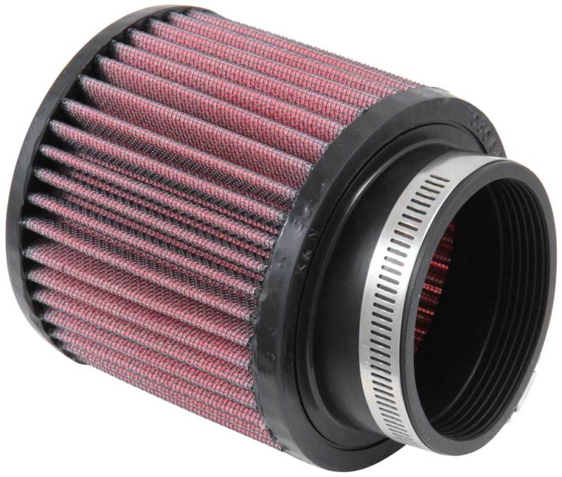 K&N Engineering Air Filters - Universal Fit K&N Universal Rubber Filter 3 inch 5 Degree FLG 4 1/2 inch OD 4 inch Height