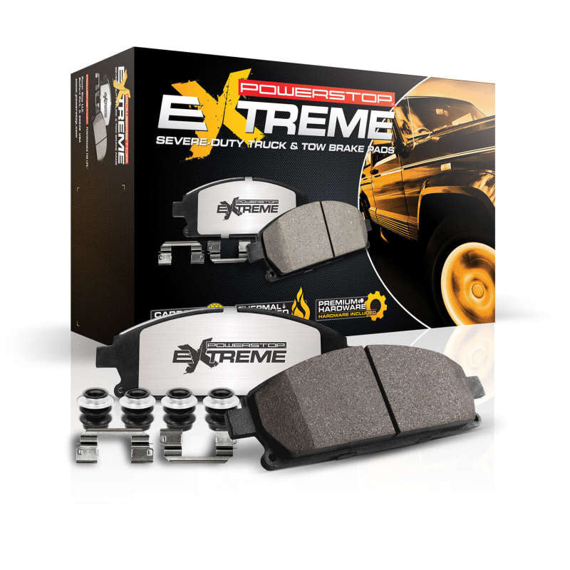 PowerStop Brake Pads - Performance Power Stop 07-09 Chrysler Aspen Front Z36 Truck & Tow Brake Pads w/Hardware