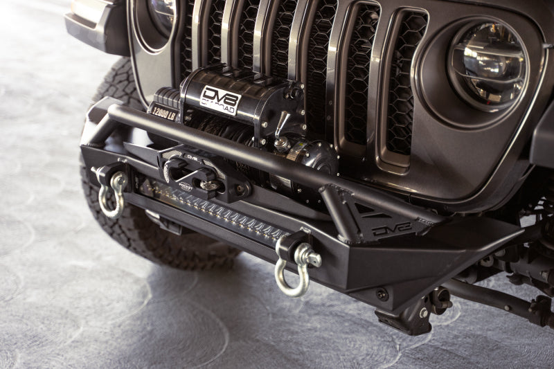 DV8 Offroad Bumpers - Steel DV8 Offroad 07-23 Jeep Wrangler JK/JL & Gladiator JT FS-1 Series Stubby Front Bumper