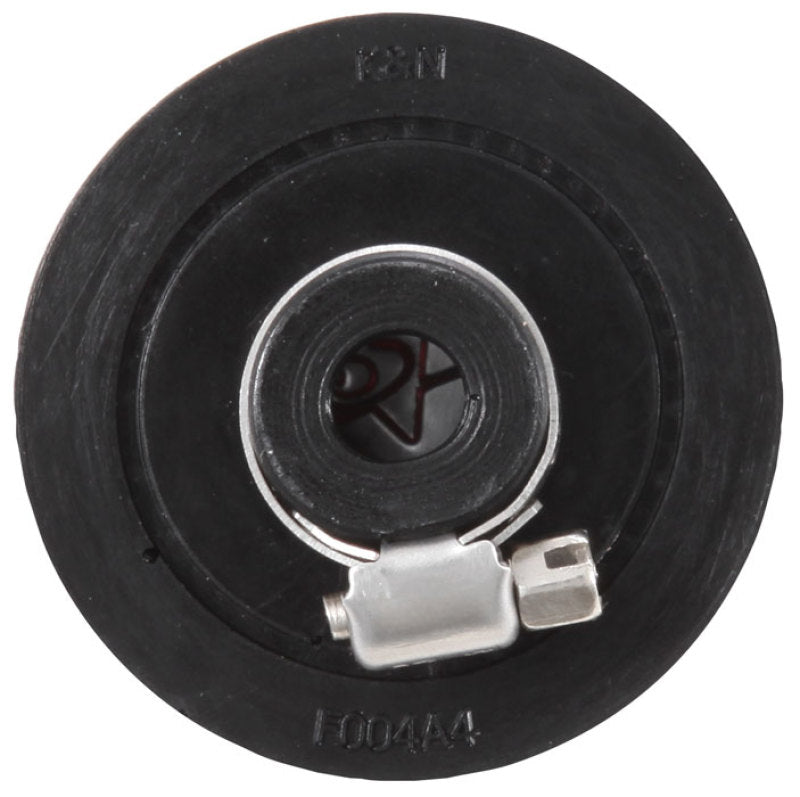 K&N Engineering Air Filters - Universal Fit K&N Clamp On Rubber Base Crankcase Vent Filter 0.375in Flange ID x 2in OD x 1.5in Height