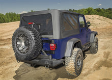 Load image into Gallery viewer, Rampage Door Panels Rampage 04-06 Jeep Wrangler(TJ) Unlimited OEM Replacement Soft Upper Doors - Black Denim