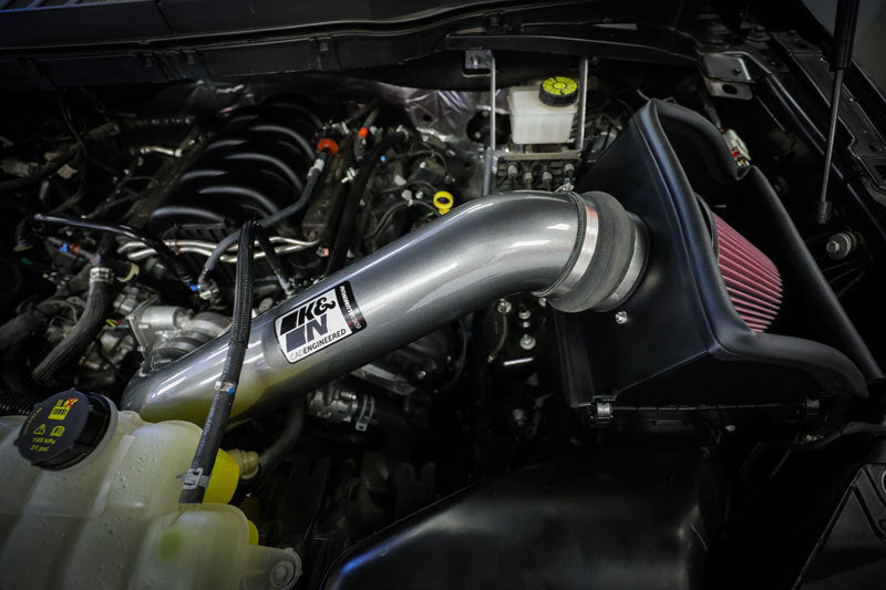 K&N Engineering Cold Air Intakes K&N 2021+ Ford F-150 V8-5.0L F/I High Flow Performance Intake Kit