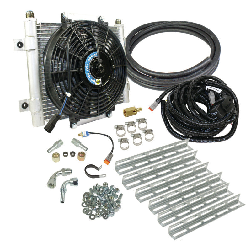 BD Diesel Transmission Coolers BD Diesel Xtruded Trans Oil Cooler - 1/2 inch Cooler Lines