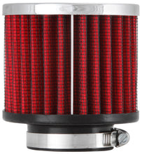 Load image into Gallery viewer, K&amp;N Engineering Air Filters - Universal Fit K&amp;N 1.5in Flange ID x 3in OD x 2.5in H Chrome Finish Rubber Base Crankcase Vent Filter