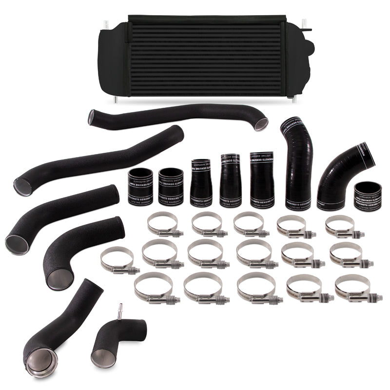 Mishimoto Intercooler Kits Mishimoto 2017+ Ford F150 3.5L EcoBoost Performance Intercooler Kit - Black Cooler Black Pipes