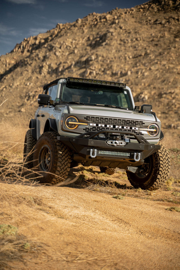 DV8 Offroad Light Mounts DV8 Offroad 2021 Ford Bronco A Pillar Dual Light Pod Drop Mounts