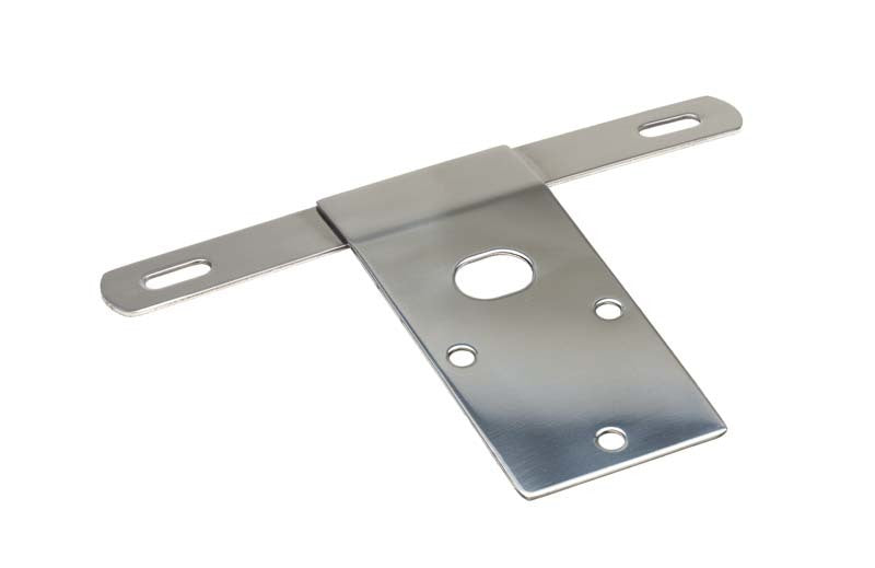 Kentrol License Plates Kentrol 76-86 Jeep CJ License Plate Bracket - Polished Silver