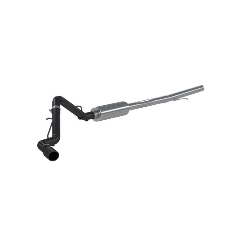MBRP Catback MBRP 2019 Chevrolet/GMC 1500 Silverado/Sierra 4.3L & 5.3L 3 in Cat Back, Single Side (Black Coated)