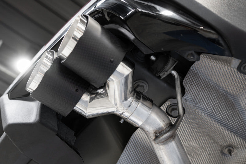 MBRP Axle Back MBRP 20-21 Ford Explorer ST 3.0L EcoBoost Dual Rear Exit Axle Back w/ Quad Tip AL Exhaust System