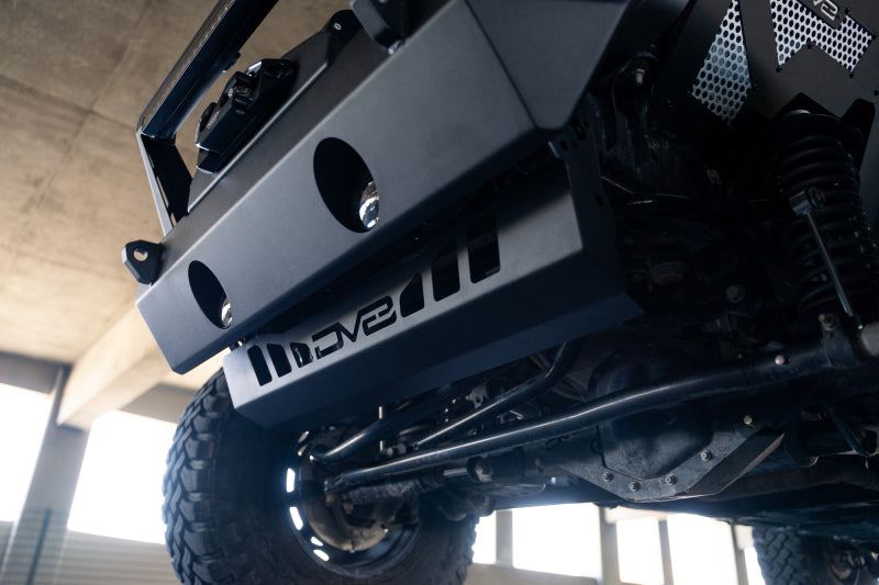 DV8 Offroad Skid Plates DV8 Offroad 18-23 Jeep Wrangler JL/JT Front Bumper Sway-Bar Disconnect Motor Skid Plate
